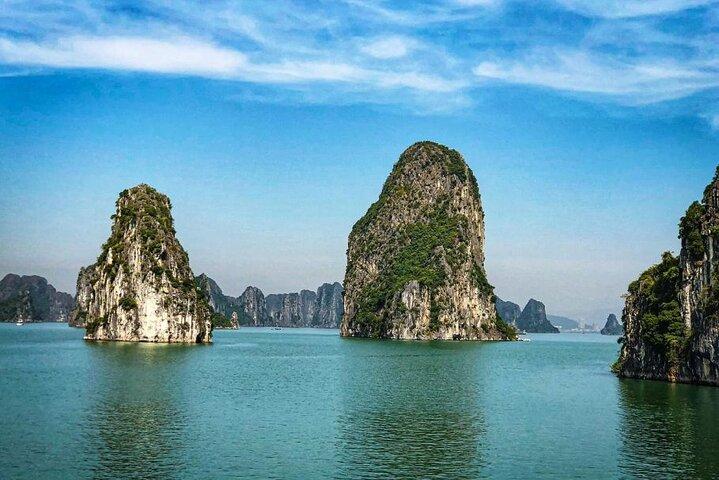 1 dags Ha Long Bay Cruise med Titop Island og Luon Cave i Hanoi