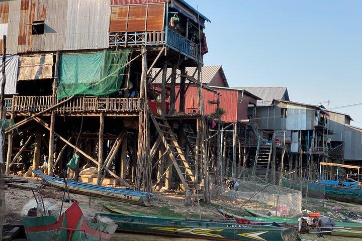 Vila de pescadores de meio dia em Kampong Pluk com excursão privada ao pôr do sol