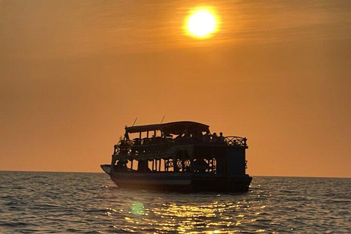 Vila de pescadores de meio dia em Kampong Pluk com excursão privada ao pôr do sol