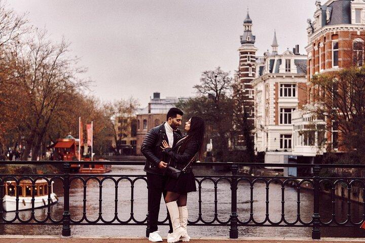 Amsterdam: Professionelt Rijksmuseum & Museumplein Photoshoot