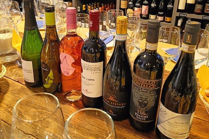 Top Lake Como Wine & Food Tasting: 7 Wines Meat & Cheese or Veg.
