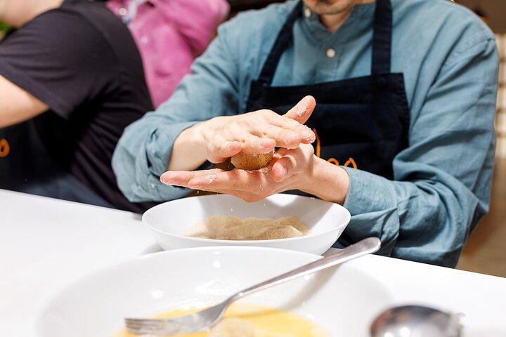 マドリードの秘密の会場での午後のタパス料理教室