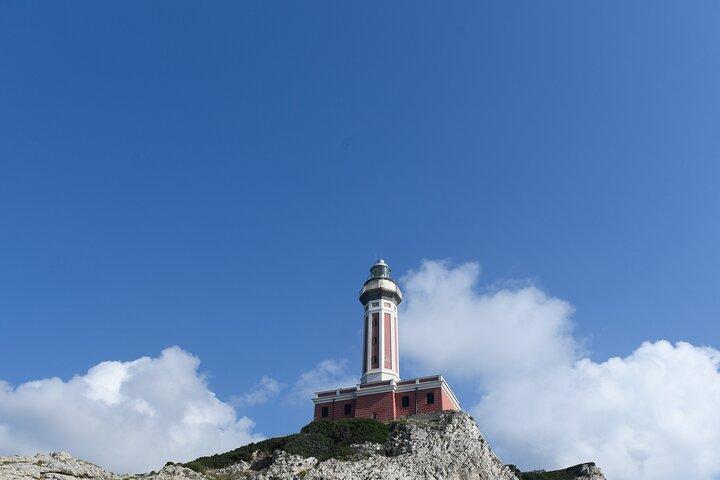 Capri og Anacapri guidet tur med Blue Grotto fra Sorrento