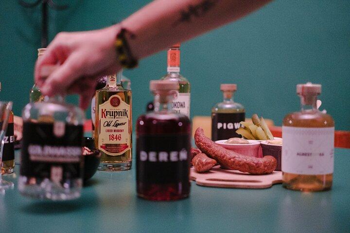 Cracovia: Degustación de vodka en Hidden Bar