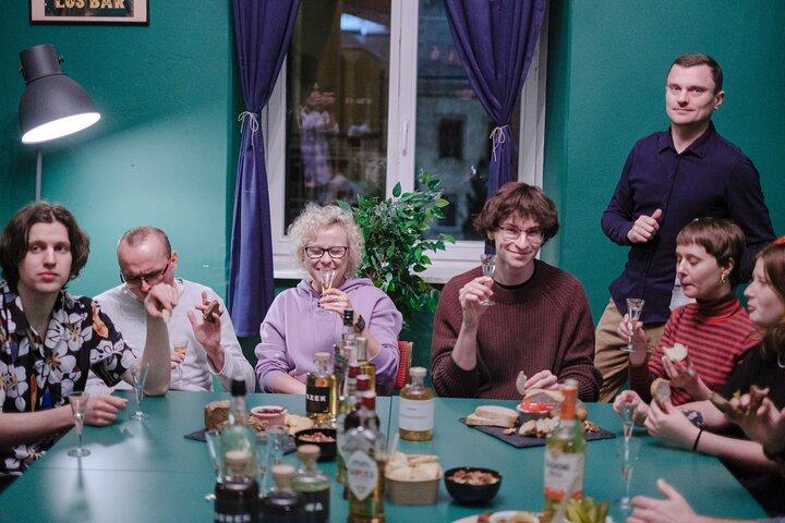 Krakow: Vodka Tasting in Hidden Bar