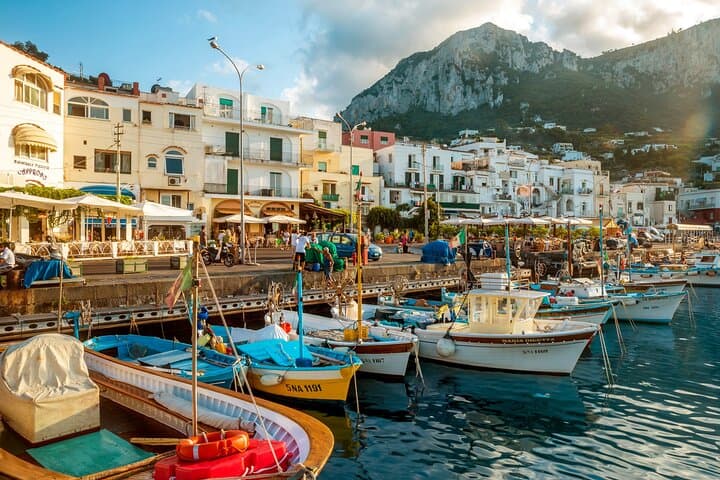 Capri, Blue Grotto & Positano Full Day Private Tour from Naples