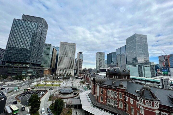 Tokio-Rundgang um Kaiserpalast und Bahnhof Tokio
