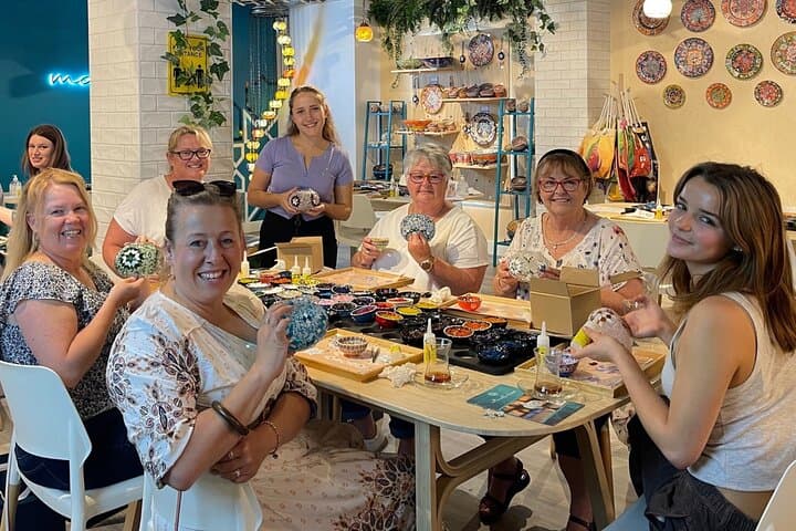 Mosaic Art Classes Sydney: Turkish Lamp Workshop