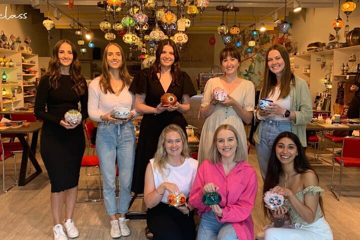 Mosaic Art Classes Sydney: Turkish Lamp Workshop