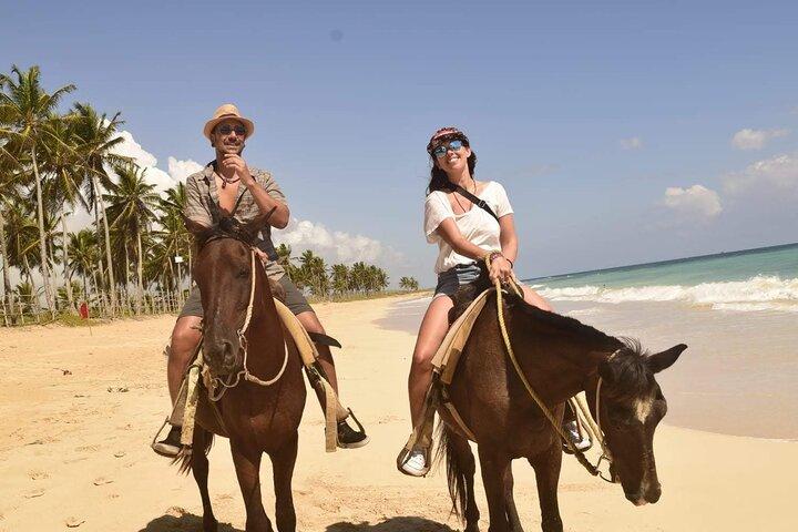 Horseback riding along Macao beach from Punta Cana