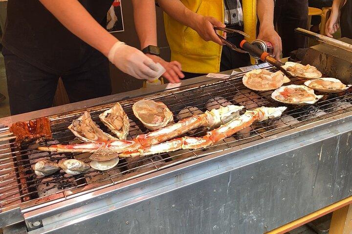 Excursão gastronômica e cultural no mercado de peixes de Tsukiji