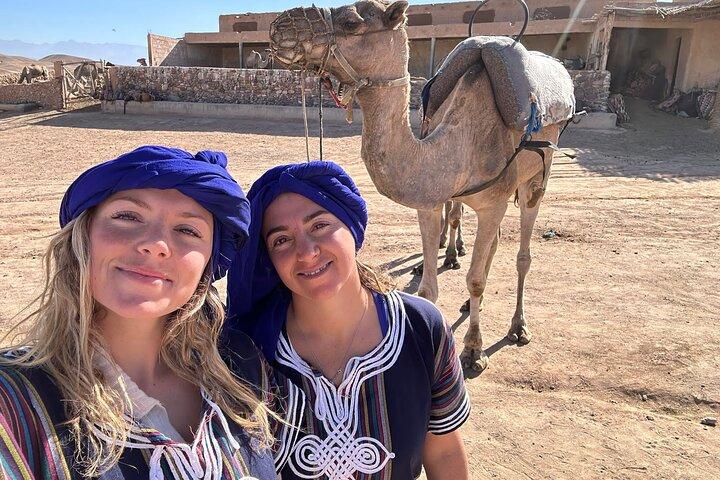 Quad bike and camel ride in the Agafay desert
