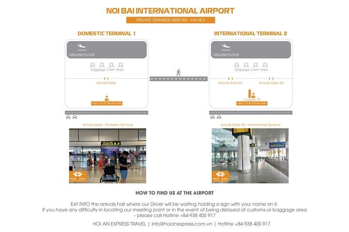 Traslado privado: ciudad de Ha Noi / aeropuerto de Noi Bai - Ha Long / Hai Phong