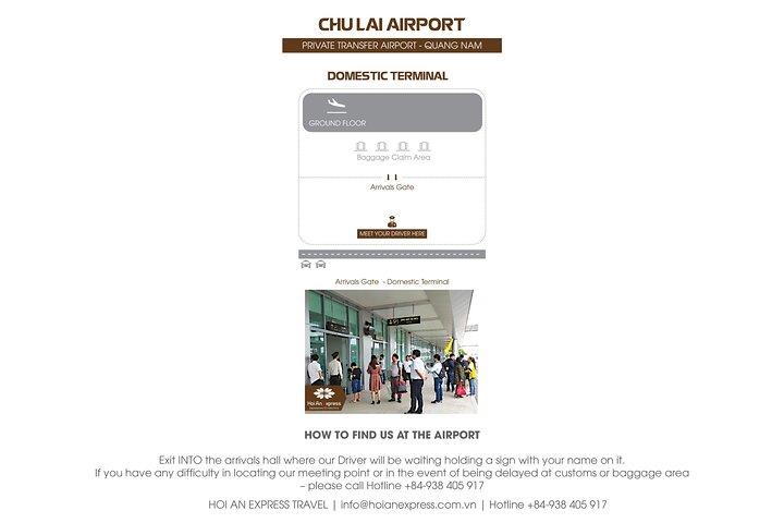 Privétransfer: Chu Lai Airport van / naar Hoi An City Centre