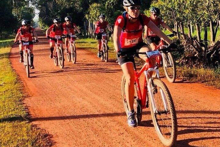 Zonsopgang-fietstocht in Siem Reap Angkor Wat