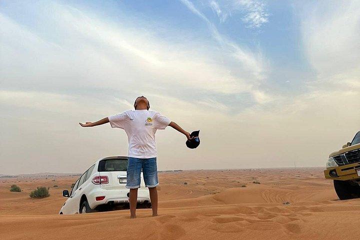 Dubai Red Dune Desert Safari with Camel Ride & BBQ Dinner