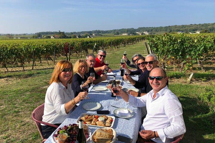 Heldags vintur i Vouvray og Chinon med frokost på vingården