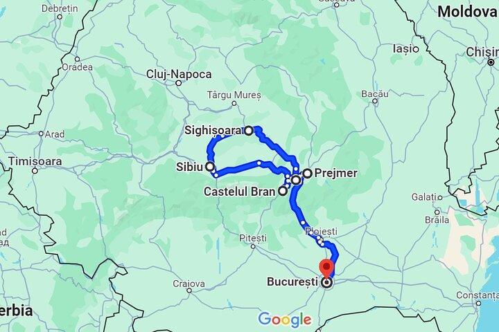 Upptäck Transsylvanien - 3 dagar. Liten grupp Tour (upp till 7 personer)