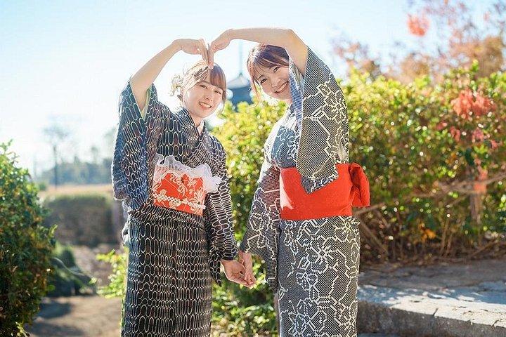 【京都・清水寺】レディースプラン　全ての着物(浴衣)から選べる！ヘアセット込み！＜女性におすすめ＞　抜群の好立地店舗！