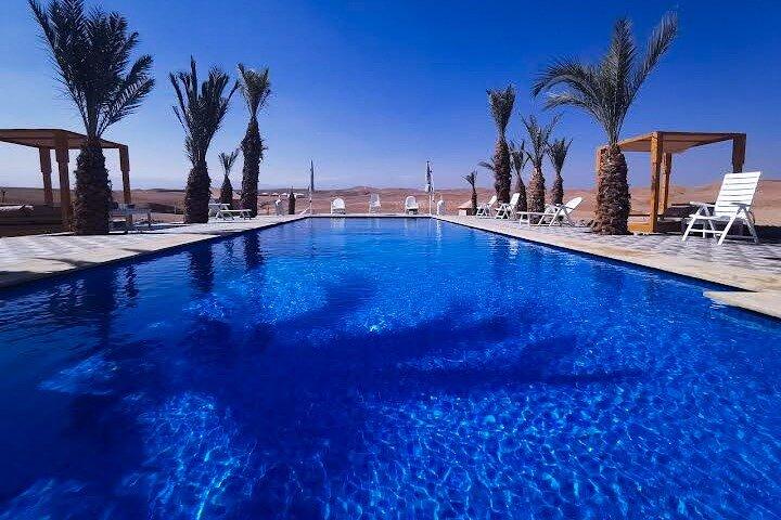 Marrakech : Agafay Desert Quad bike Camel & Dinner starry Night .