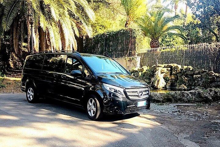 Privétransfer van de luchthaven Fiumicino naar Rome