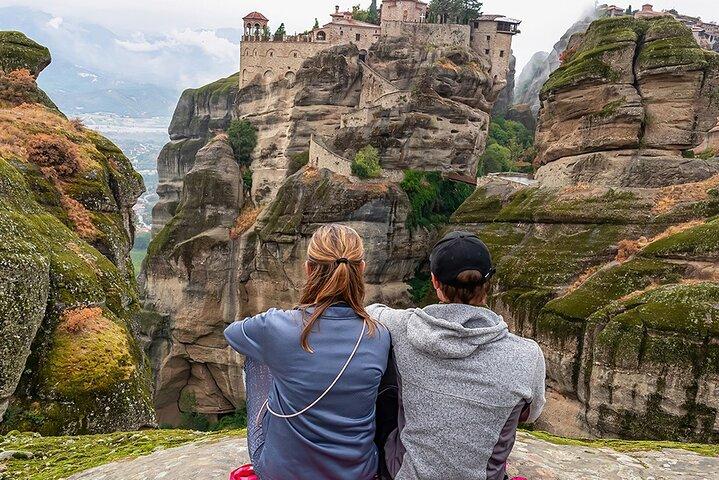 Excursion d'une journée aux Météores avec guide en bus de luxe au départ d'Athènes