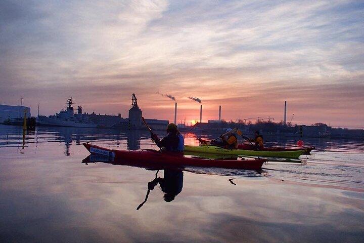 Excursion en kayak en soirée à Copenhague