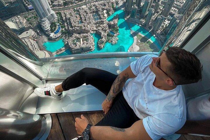 Dubai Frame et Burj Khalifa au sommet avec transferts privés
