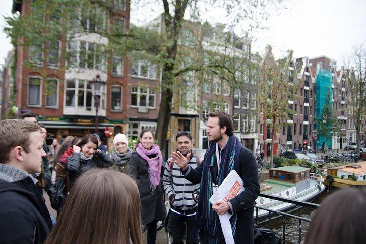 Visite à pied de deux heures d'Amsterdam avec un conteur