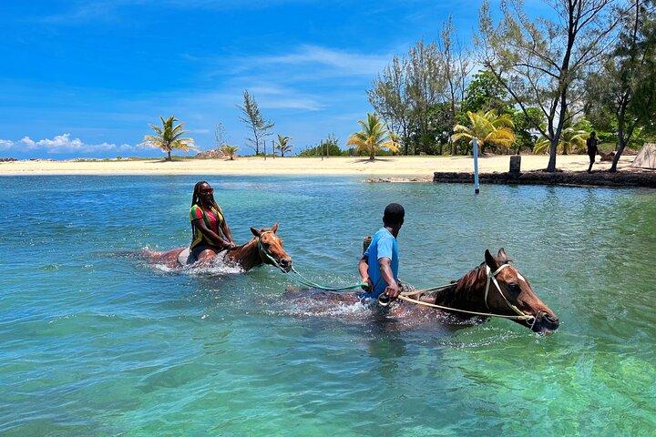 Horseback Ride n Swim & Bamboo Rafting Guided Tour In Jamaica