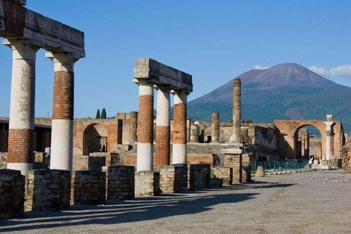 Rondleiding van Napels naar Pompeii en de Vesuvius: voorrangstour inclusief tickets