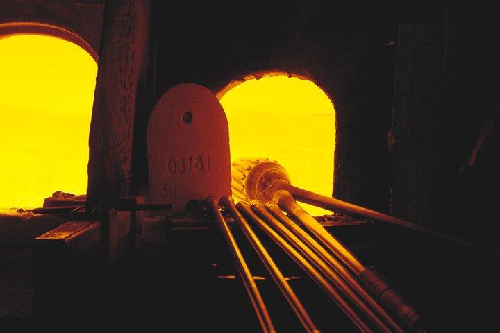 Experiência de sopro de vidro com Glass Master