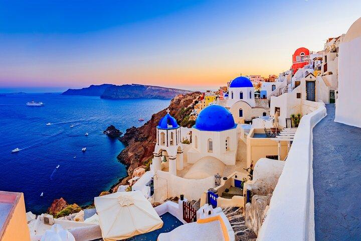 El mejor tour en grupo pequeño de Santorini para pasajeros de cruceros