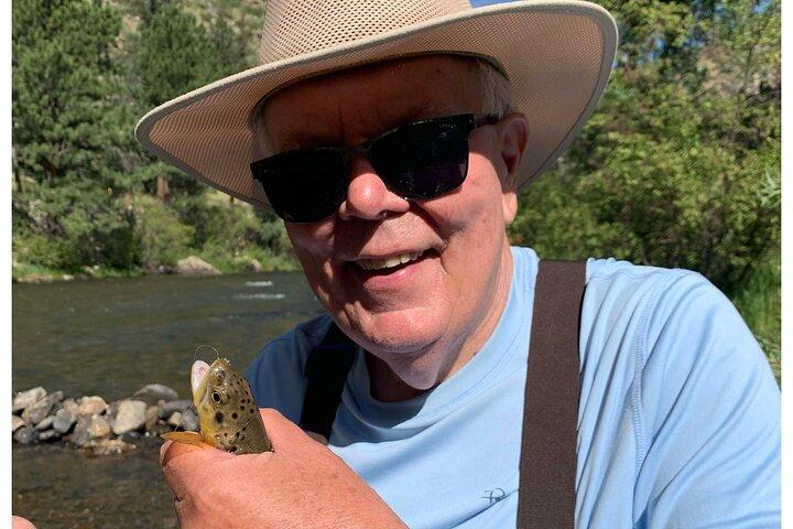 Lezione di pesca a mosca di mezza giornata su Clear Creek vicino a Denver