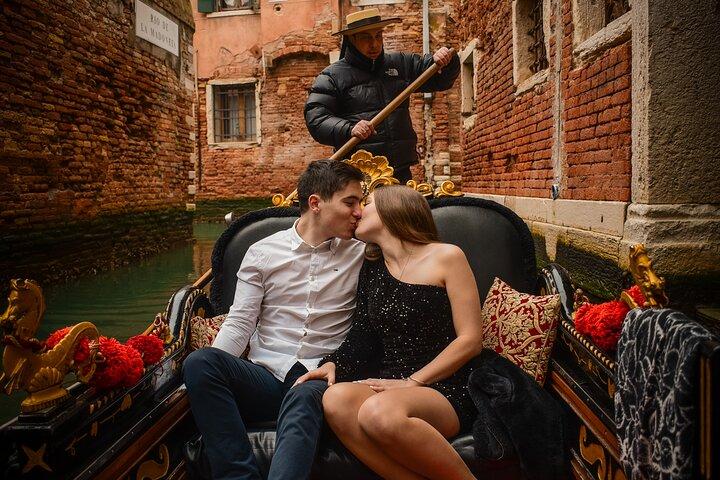Sessão fotográfica luxuosa em Veneza