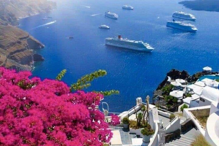 Excursión por la costa de Santorini de 5 horas para pasajeros de cruceros