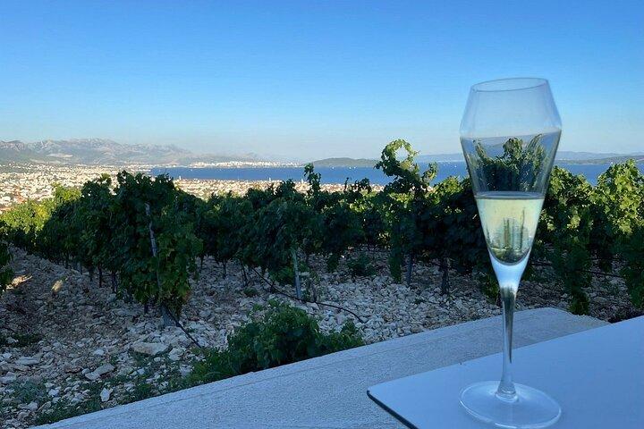 Tour privato di Spalato e Trogir con vino dei vigneti e vista mare