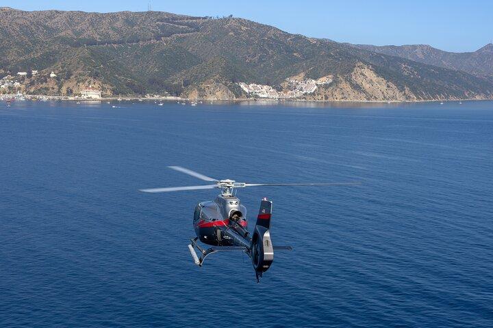 Helikopteröverföring: Catalina Island till Long Beach