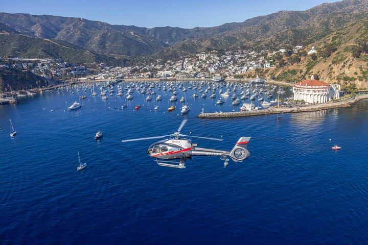 Helikopteröverföring: Catalina Island till Long Beach