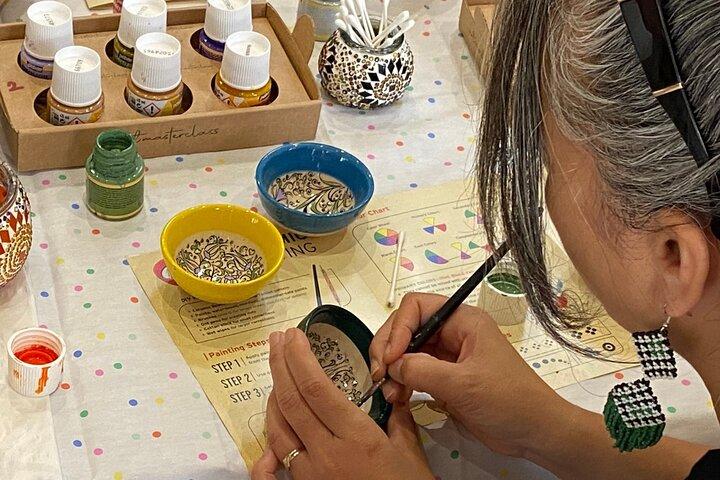Paint and Sip Classes Sydney: Ceramic Plates & Bowls
