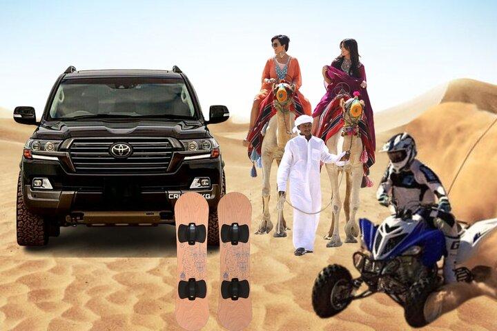 Qatar Dune Bashing Safari, Camelo, Surfing , Quad Bike opcional