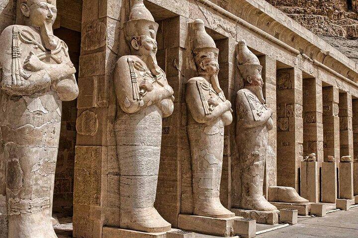 West Bank Tour Kings Valley, Hatshepsut Temple, Colossi of Memnon