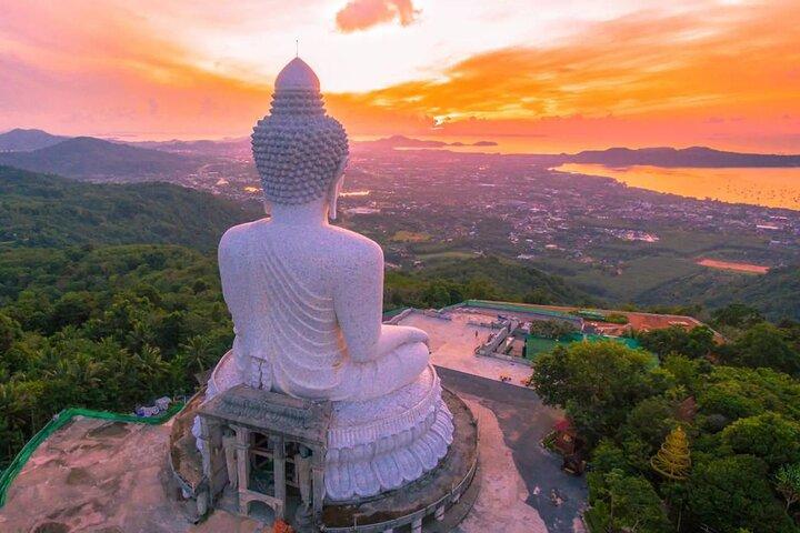 Tour por la ciudad de Phuket con Wat Chalong, Gran Buda y famosos miradores