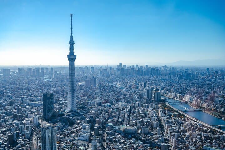 Tokyo Private Helicopter Tour– Asakusa, Skytree, Shibuya(30-Min)