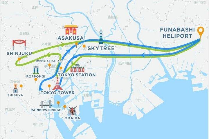 25 - ミニダウンタウンヘリコプターツアー：東京スカイツリーと東京タワー