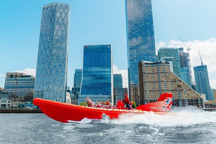 Alta Velocidade Thames River Speedboat em Londres
