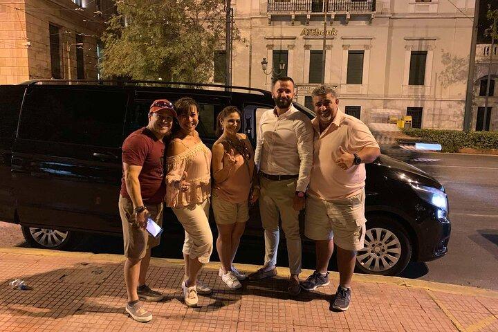 Excursão privada noturna em Atenas