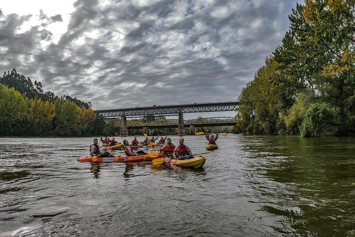 Canoeing on the Mondego River
