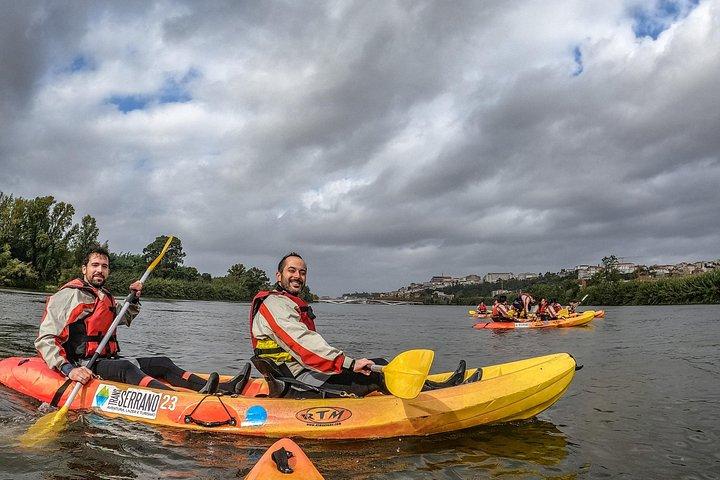 Canoeing on the Mondego River