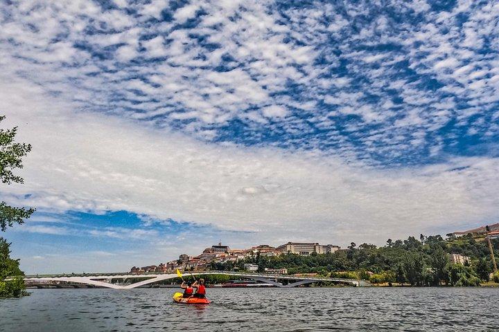 Canoeing on the Mondego River